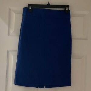Blue Pencil Skirt